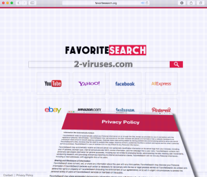 Favoritesearch.org virus