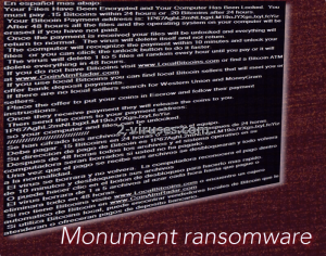 Monument ransomware