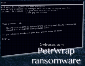 PetrWrap ransomware