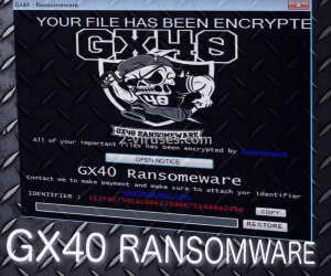 GX40 ransomware