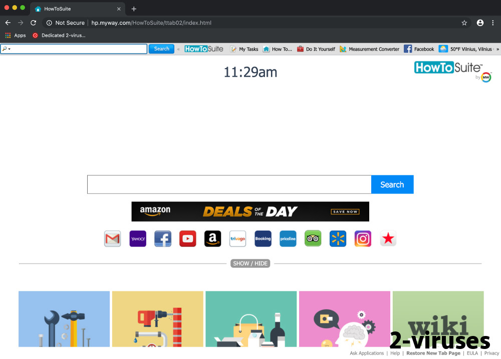 HowToSuite - the new tab page