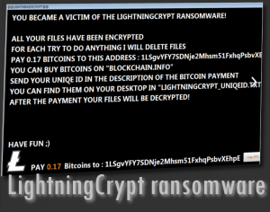 LightningCrypt ransomware