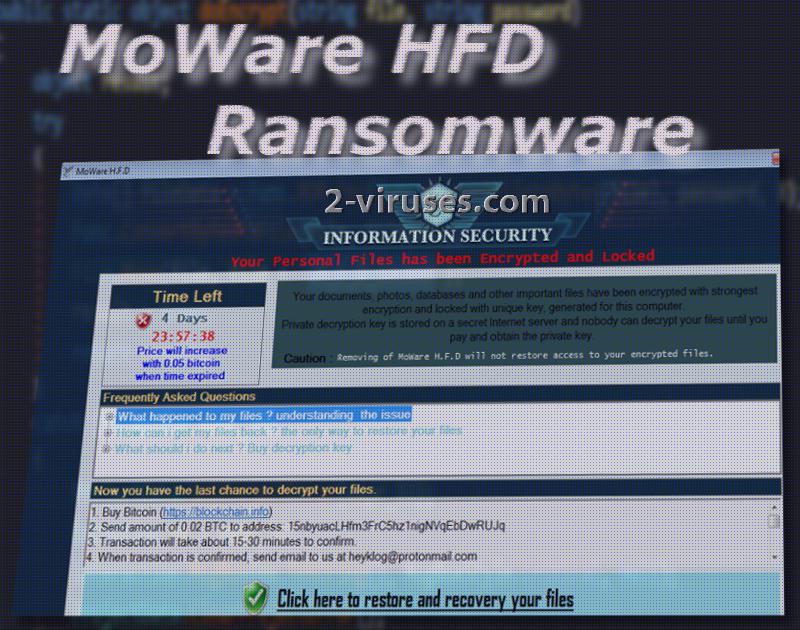 MoWare HFD ransomware