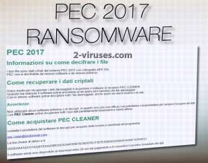 PEC 2017 ransomware