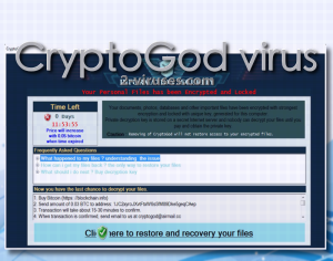 CryptoGod virus
