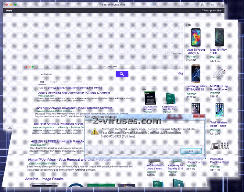 Search.mytab.club virus