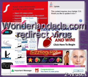 Wonderlandads.com redirect virus