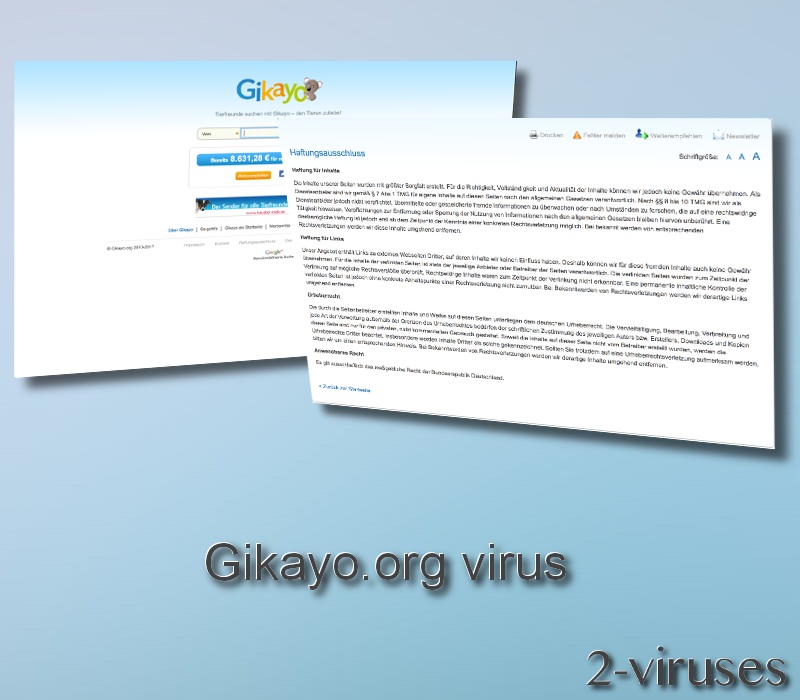 Gikayo.org virus remove