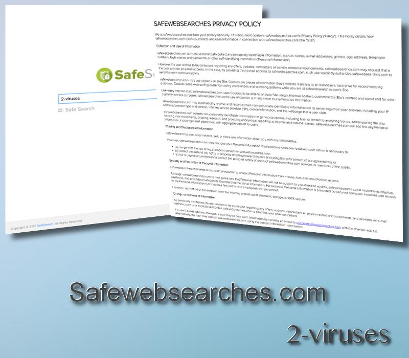 Safewebsearches.com virus remove
