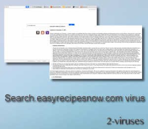 Search.easyrecipesnow.com virus