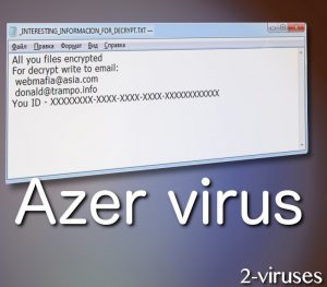 Azer ransomware virus