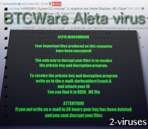 BTCWare Aleta virus