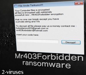 Mr403Forbidden ransomware virus