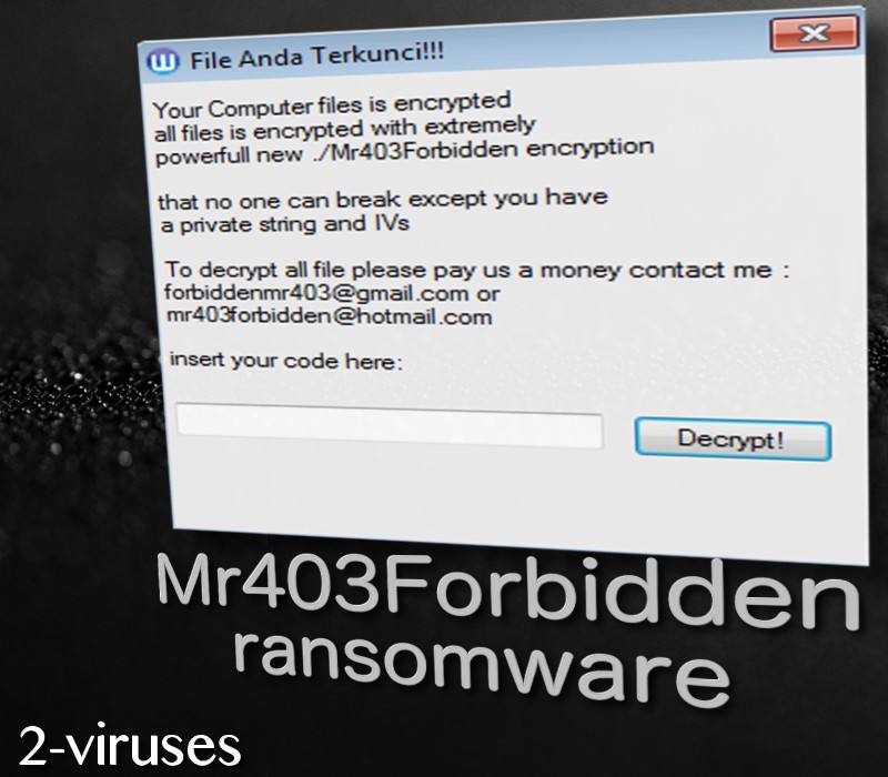 Mr403Forbidden virus