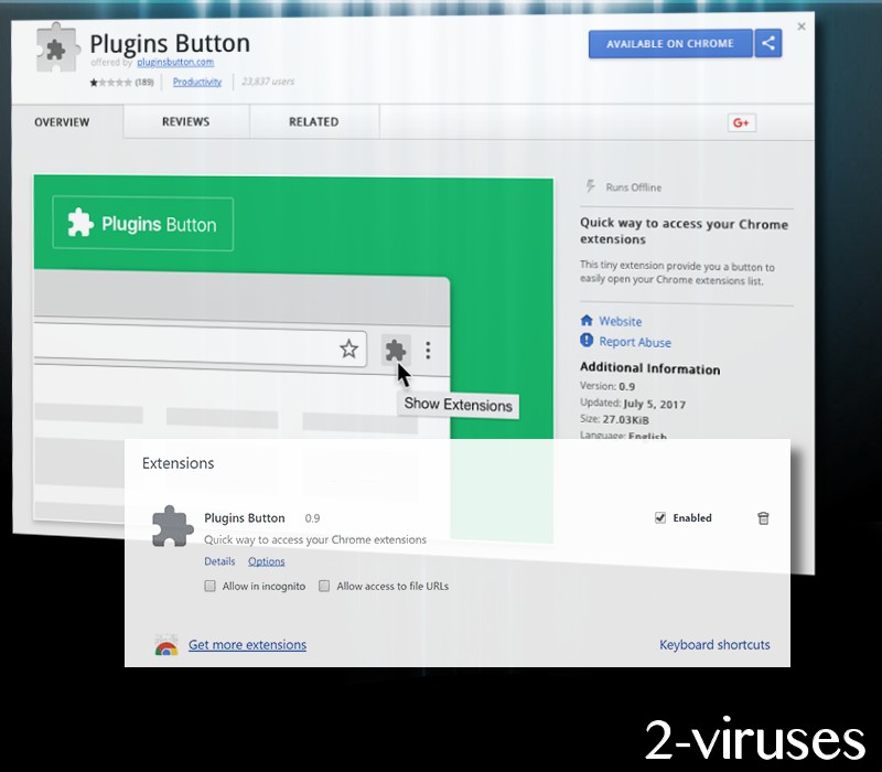 Plugins Button