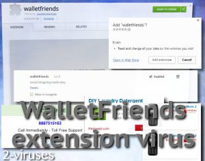 WalletFriends extension virus