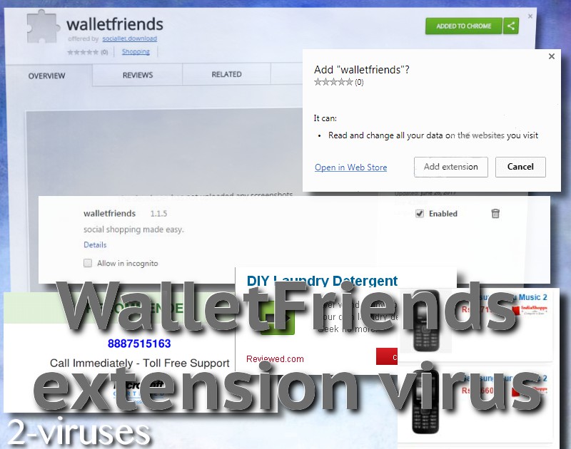 WalletFriend extension virus