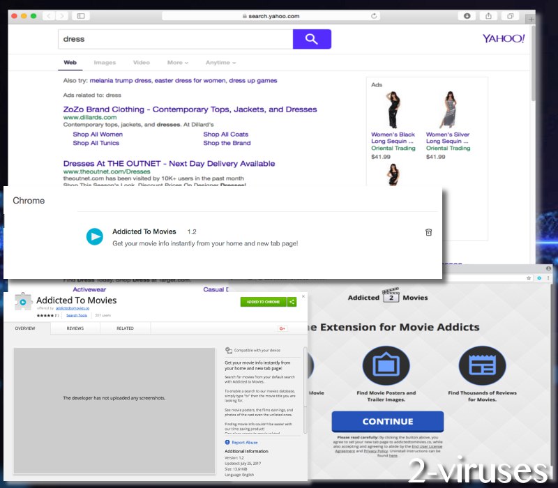 Addictedtomovies.co hijacker