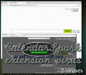 CalendarSpark extension virus