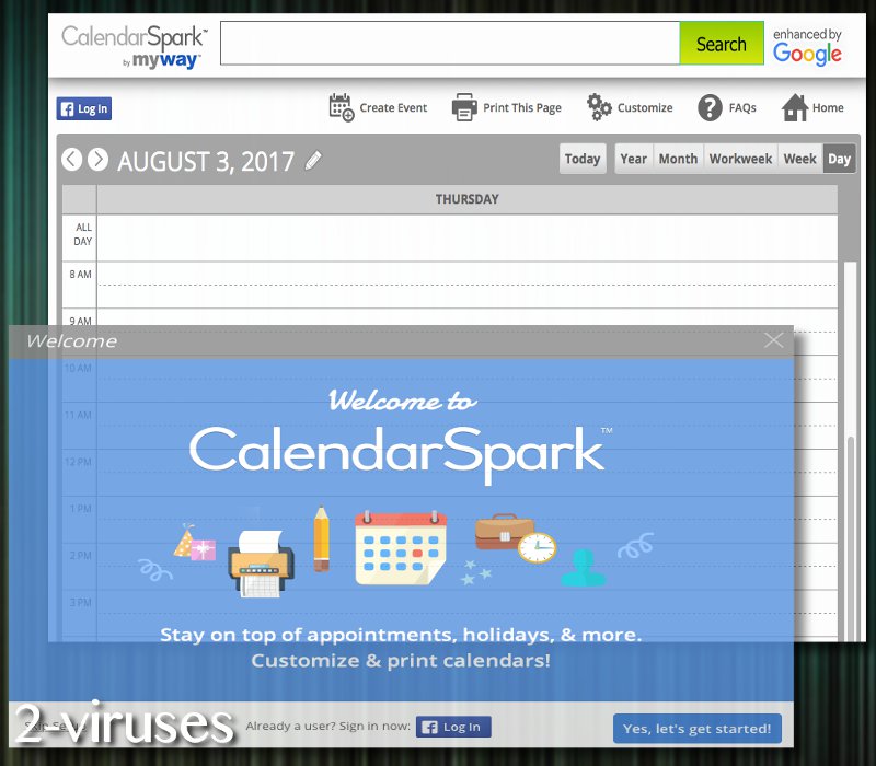CalendarSpark virus
