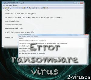 Error ransomware virus