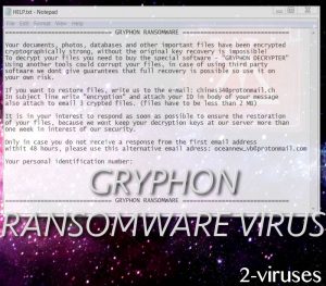 Gryphon ransomware virus