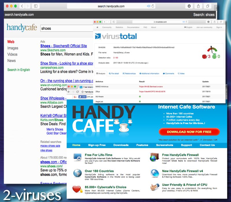 Handycafe.com virus
