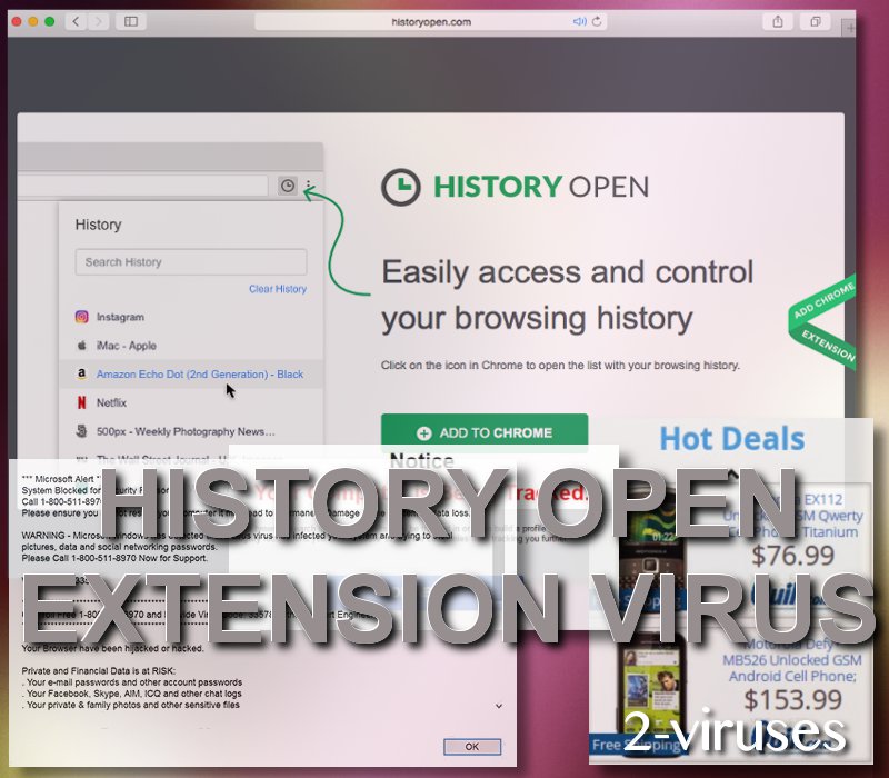 History Open extension virus How to remove Dedicated