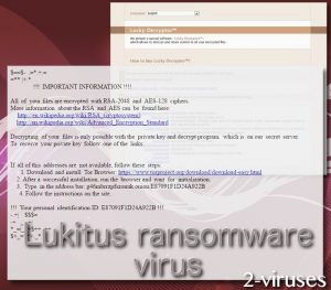 Lukitus ransomware virus