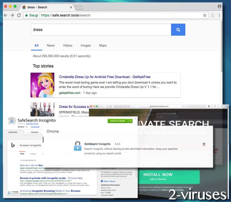 Safe.search.tools hijacker