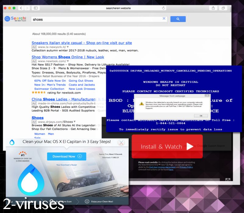 Searchererr.website hijacker
