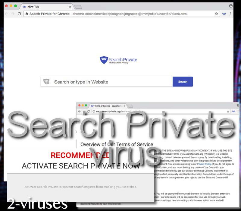 Search Private extension