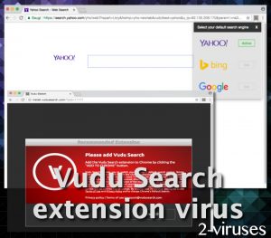 Vudu Search extension virus