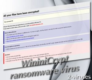 WininiCrypt ransomware virus