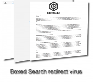 Boxed Search redirect virus