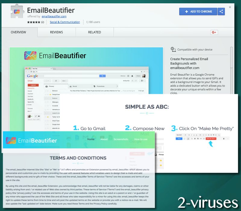 EmailBeautifier adware