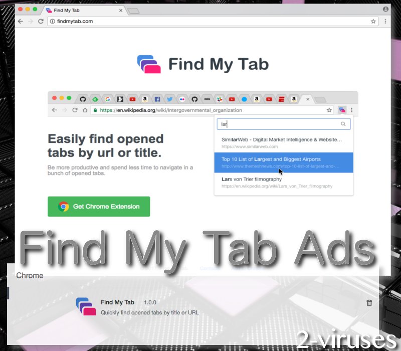 Find My Tabs virus 