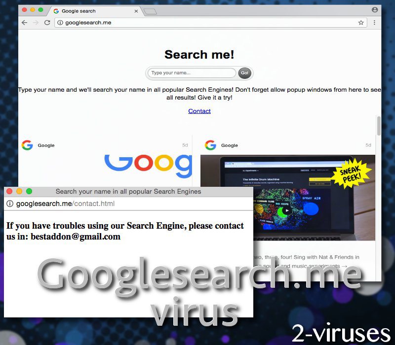 Googlesearch,me virus
