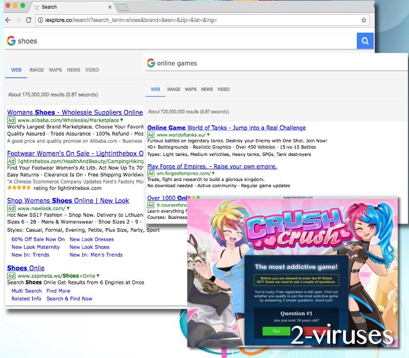 Iexplore.co redirect virus
