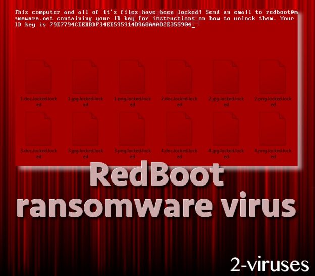RedBoot ransomware virus How to remove Dedicated