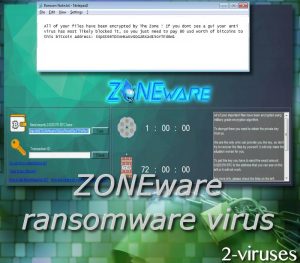 ZONEware ransomware virus