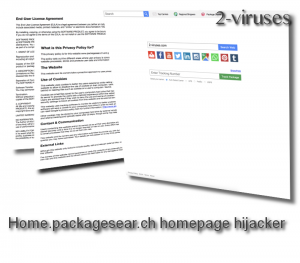 Home.packagesear.ch homepage hijacker