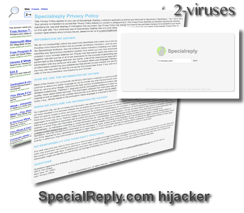 SpecialReply.com hijacker virus remove