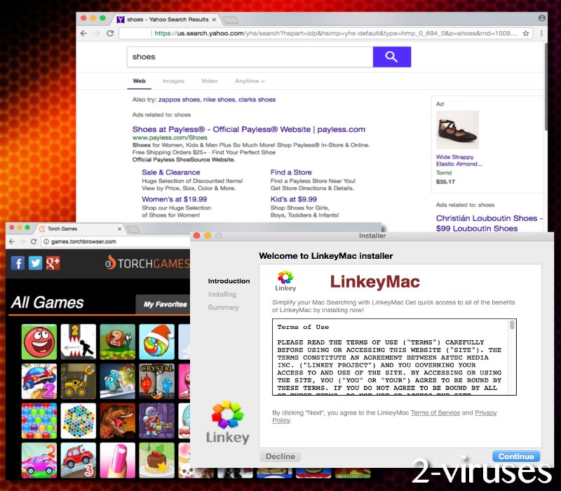 Linkeymac.com hijacker