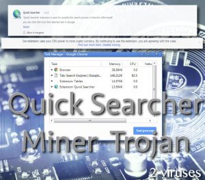 Quick Searcher Miner Trojan