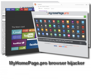 MyHomePage.pro browser hijacker