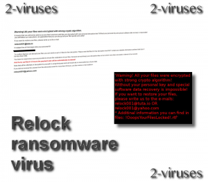 Relock ransomware virus