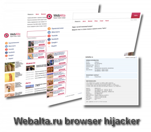 Webalta.ru browser hijacker
