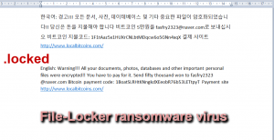 File-Locker ransomware virus