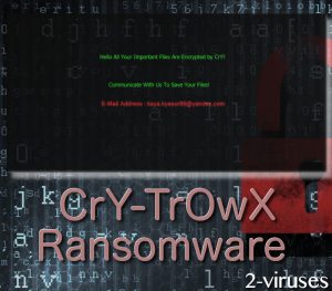 CrY-TrOwX ransomware